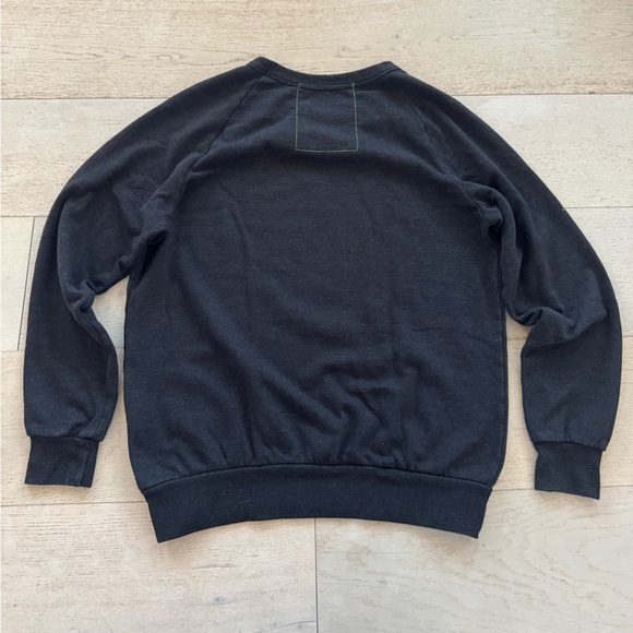 Aviator Nation Bolt Fade ombré Crew Sweatshirt sz Medium black pink purple - Picture 6 of 11